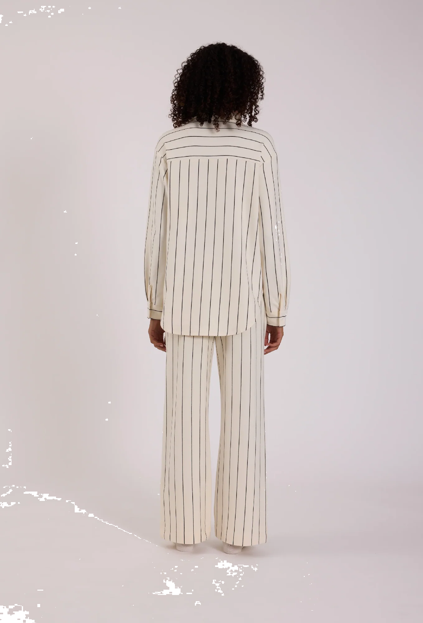 HOMMEY - LONG SLEEVE SLEEP SHIRT | SNOW - Image 3