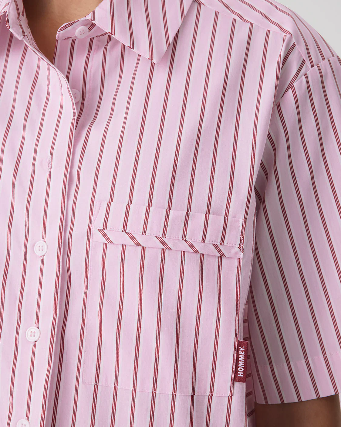 HOMMEY - SHORT SLEEVE SLEEP SHIRT | POPPY - Image 36