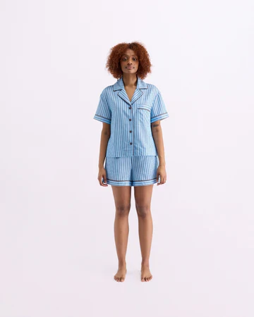 HOMMEY - SLEEP SHORT | ICED CHOCOLATE STRIPES - Image 6