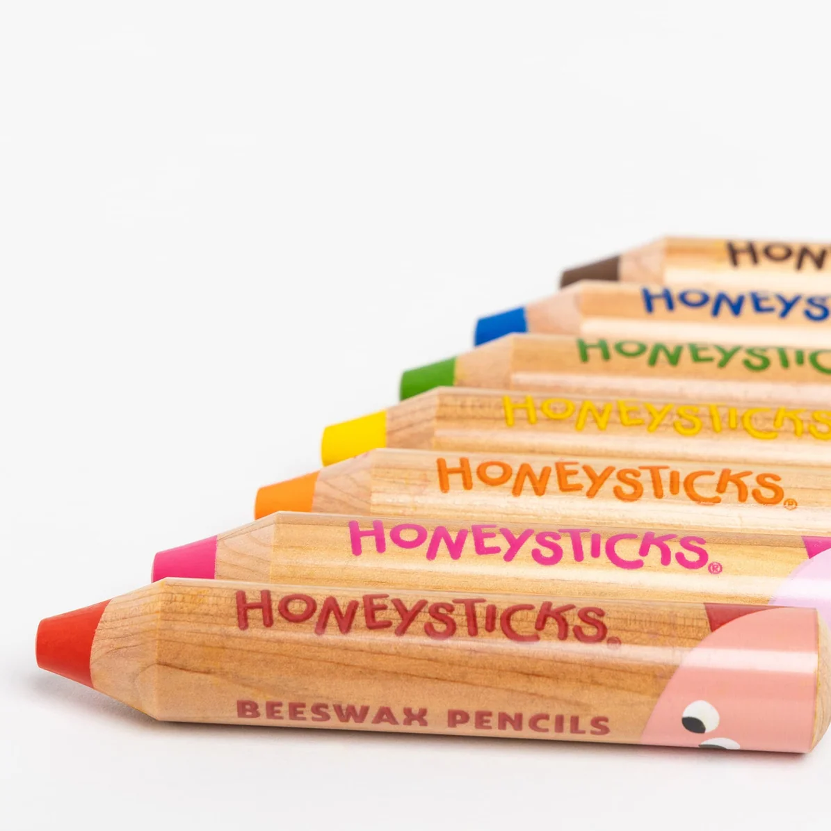 HONEYSTICKS - 3-IN-1 BEESWAX PENCILS LITTLE LEARNERS 7PK - Image 4
