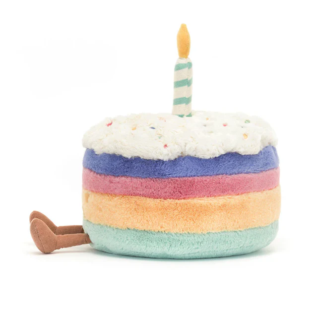JELLYCAT - AMUSEABLE RAINBOW BIRTHDAY CAKE - Image 2