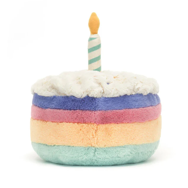 JELLYCAT - AMUSEABLE RAINBOW BIRTHDAY CAKE - Image 3