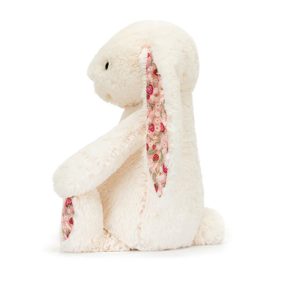 JELLYCAT - BASHFUL BLOSSOM CREAM BERRY BUNNY | ORIGINAL (MED) - Image 3