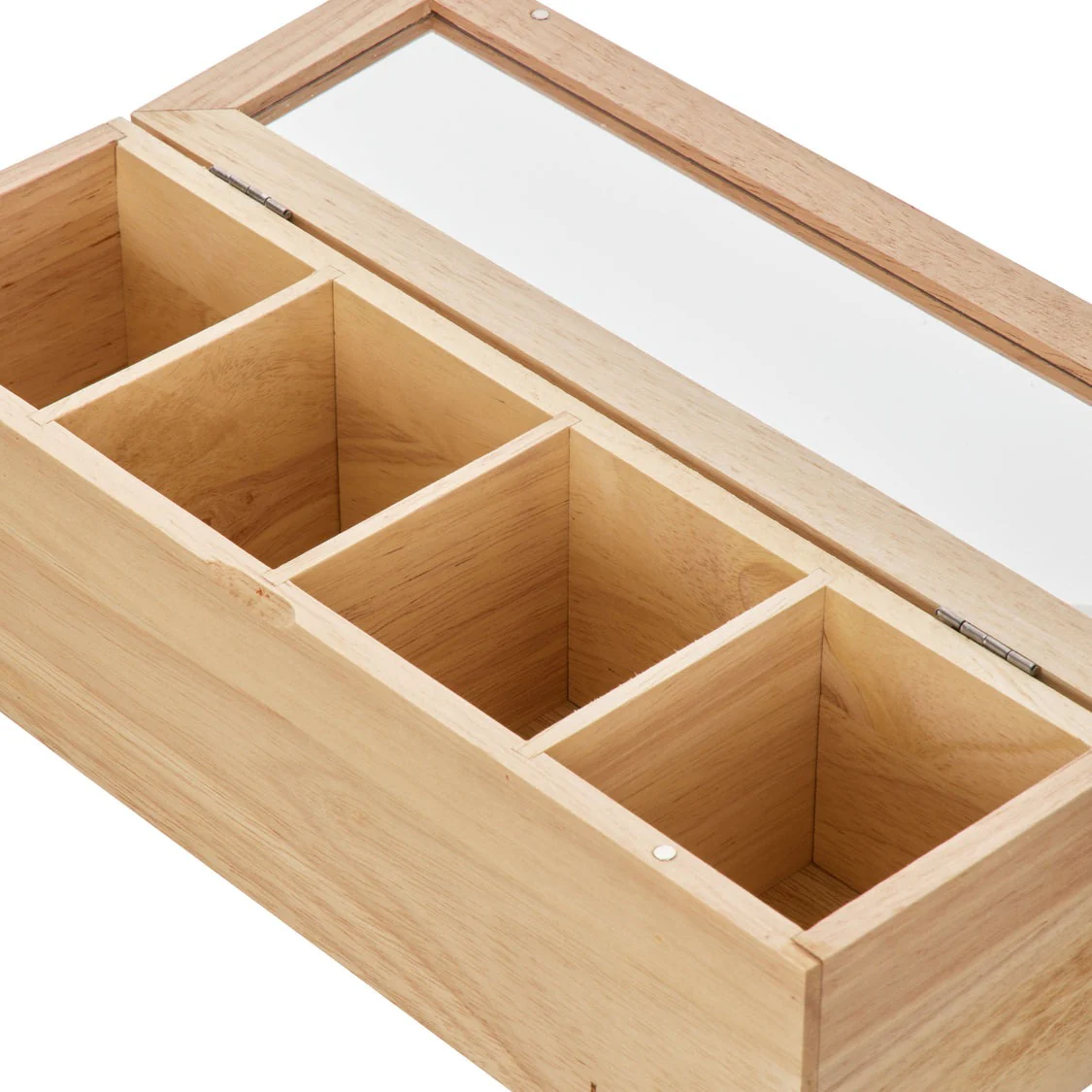 LEAF & BEAN - BYRON WOODEN TEA BOX | NATURAL | SMALL - Image 2