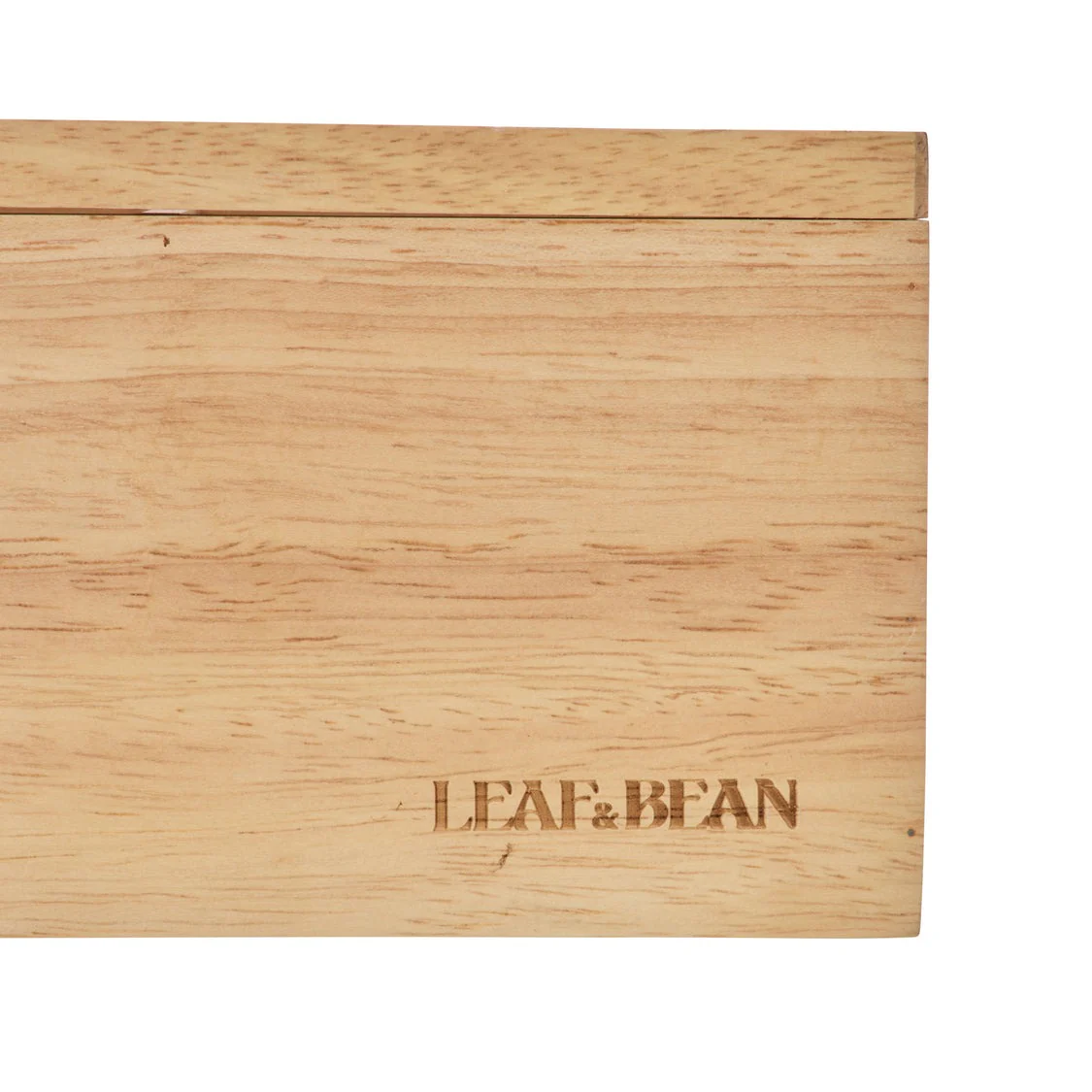 LEAF & BEAN - BYRON WOODEN TEA BOX | NATURAL | SMALL - Image 3