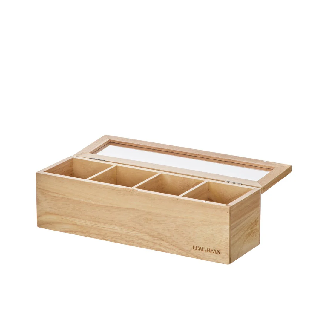 LEAF & BEAN - BYRON WOODEN TEA BOX | NATURAL | SMALL - Image 5
