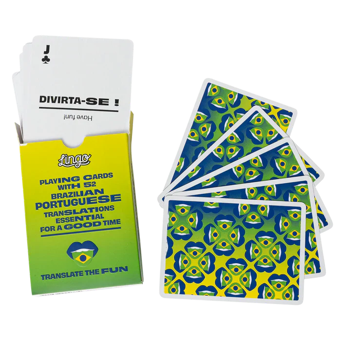 LINGO - PLAYING CARDS | BRAZILIAN/PORTUGUESE WAYFARER TIN - Image 4
