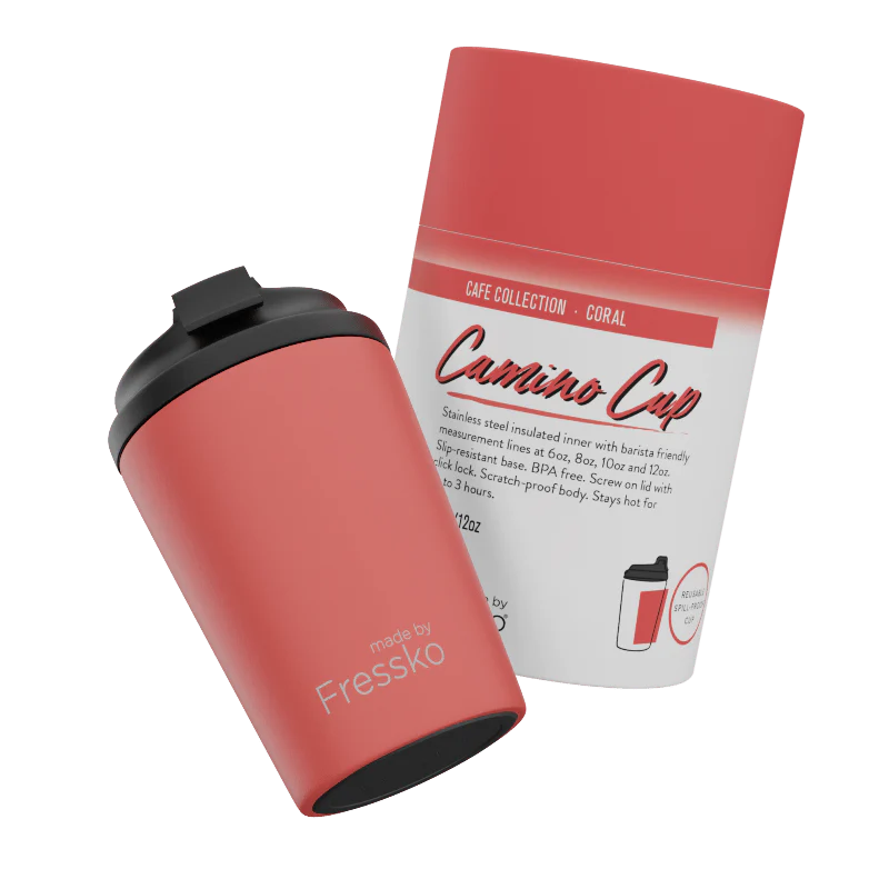 MADE BY FRESSKO - CAMINO CUP | 12OZ | CORAL - Image 2