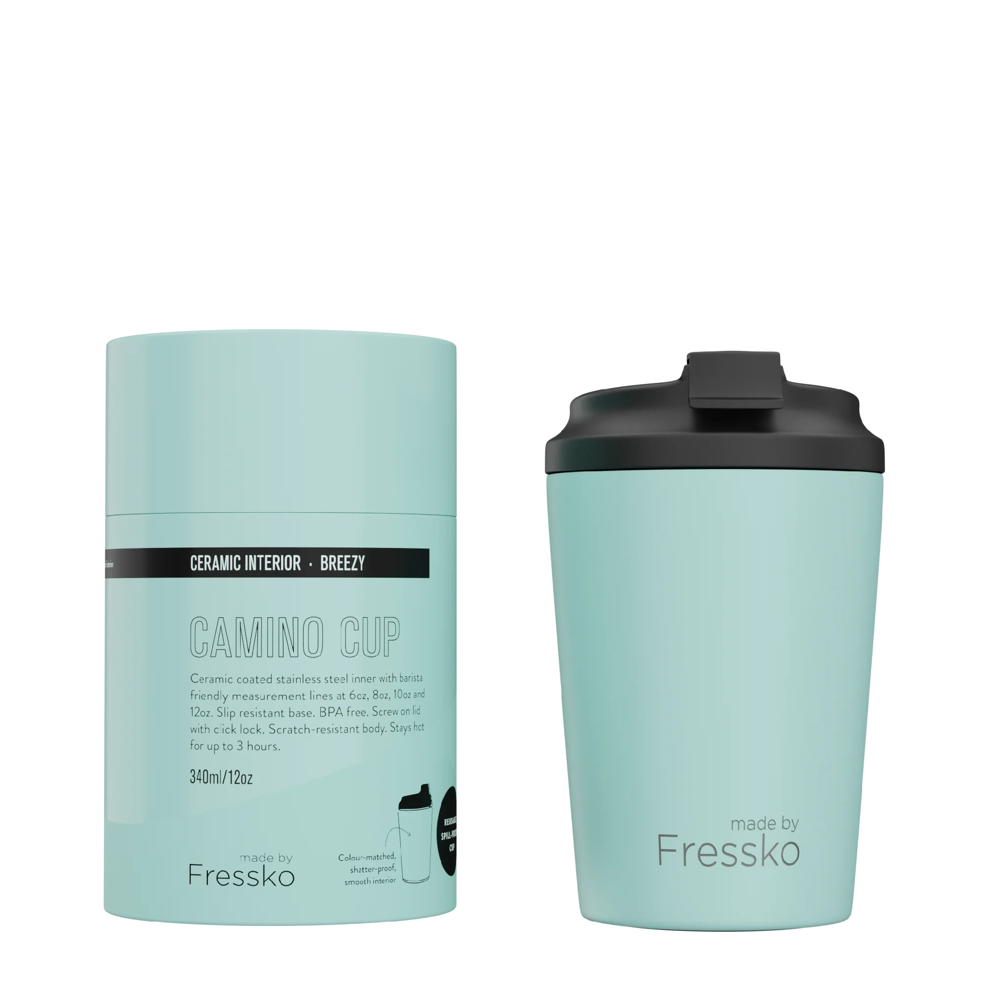 MADE BY FRESSKO - BINO CUP | CERAMIC | 8OZ | BREEZY - Image 3