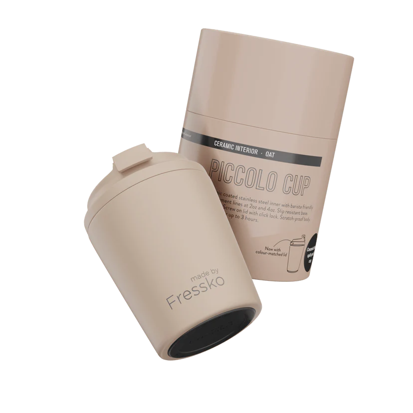 MADE BY FRESSKO - PICCOLO CUP | CERAMIC | 4OZ | OAT - Image 2