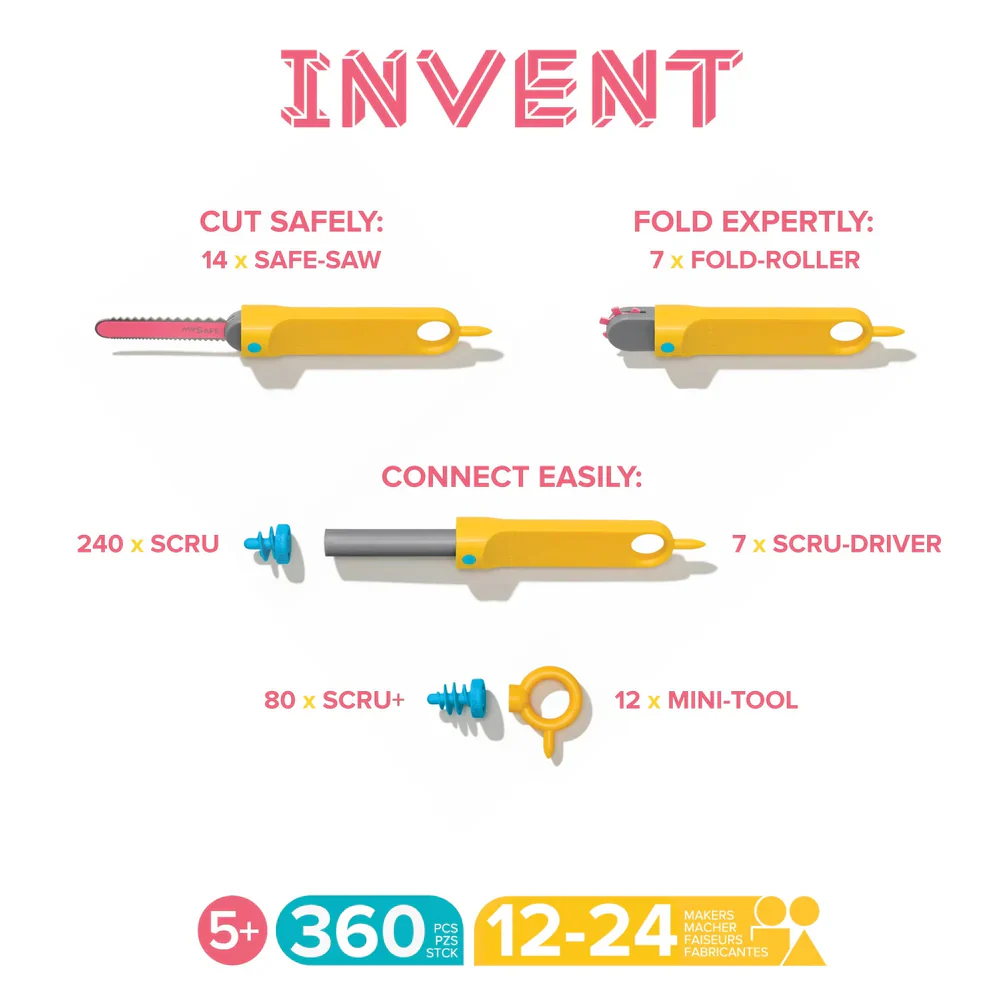 MAKEDO - UPCYCLED CARDBOARD CONSTRUCTION TOOLKIT | INVENT - Image 12