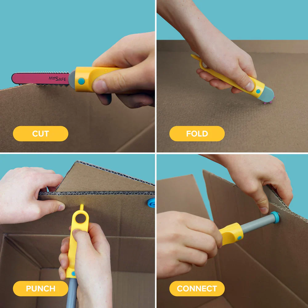 MAKEDO - UPCYCLED CARDBOARD CONSTRUCTION TOOLKIT | INVENT - Image 5