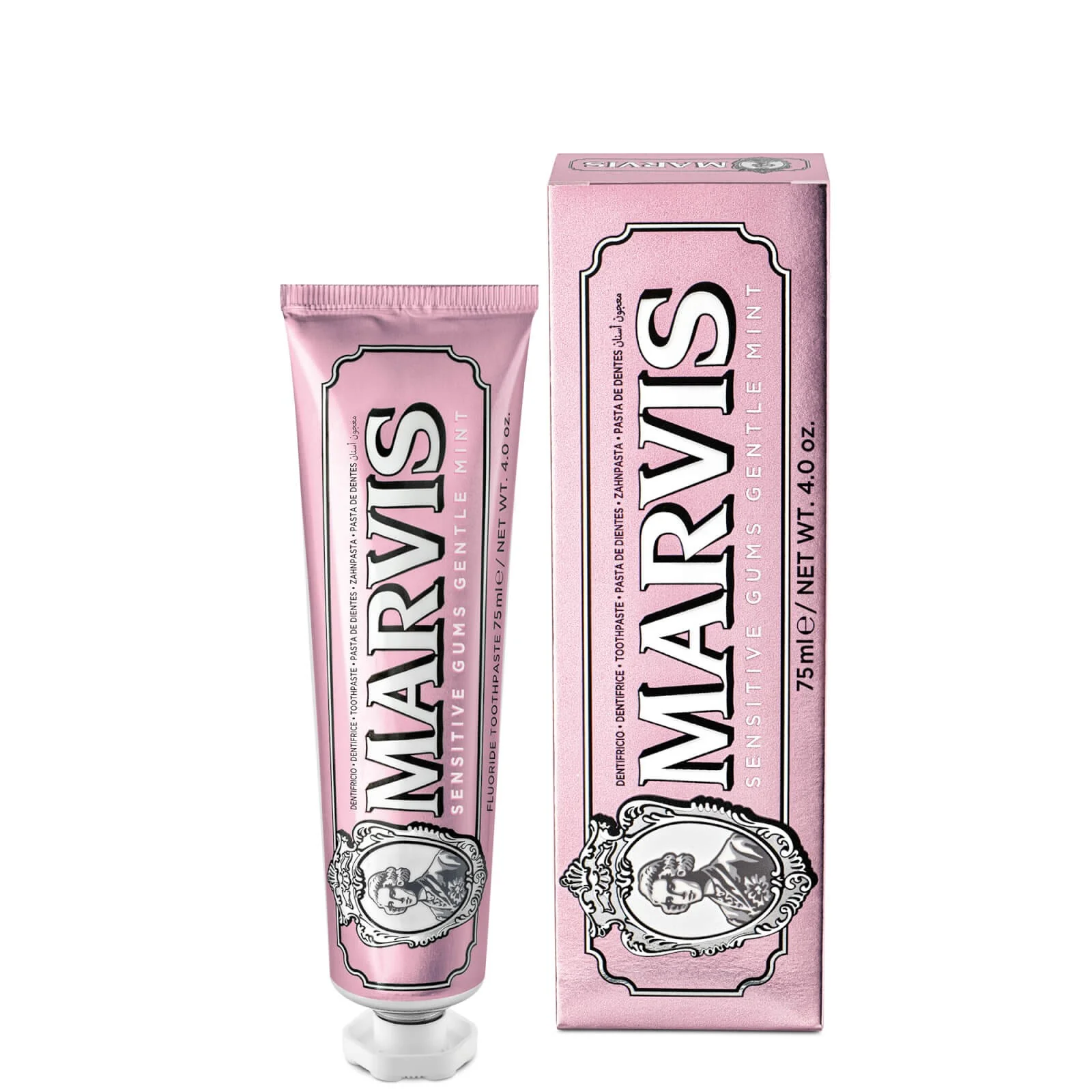 MARVIS - TOOTHPASTE | SENSITIVE GUMS GENTLE MINT | 75ML - Image 4