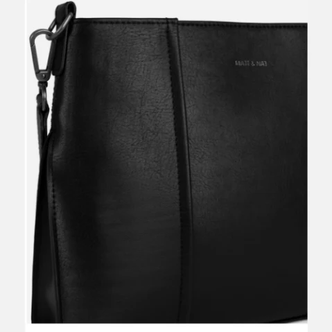 MATT & NAT - INGRID VEGAN CROSSBODY BAG | ARBOR | BLACK - Image 2