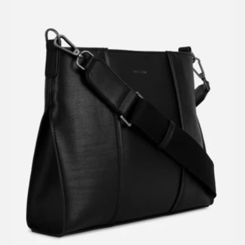 MATT & NAT - INGRID VEGAN CROSSBODY BAG | ARBOR | BLACK - Image 3