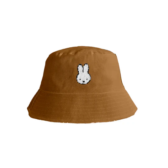 MIFFY - CANVAS BUCKET HAT | (S - 53CM) | CINNAMON