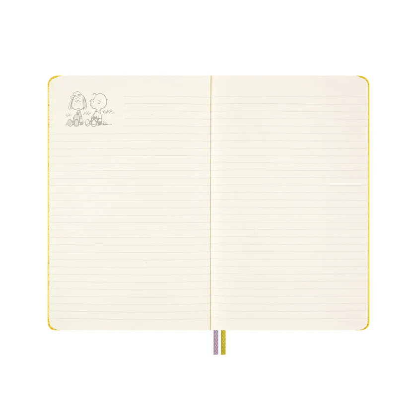 MOLESKINE - PEPPERMINT PATTY PEANUTS LIMITED EDITION NOTEBOOK | YELLOW | LARGE - Image 3