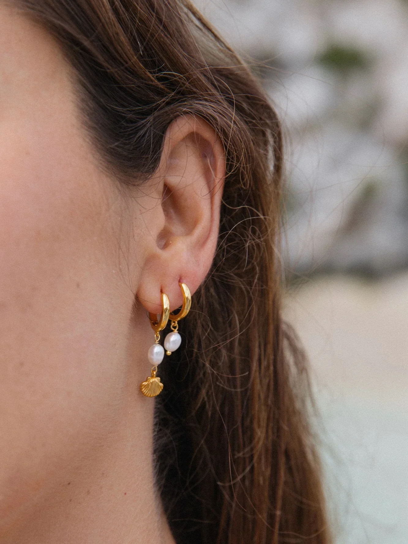 MTL - CORA HOOPS IN 18K GOLD - Image 4