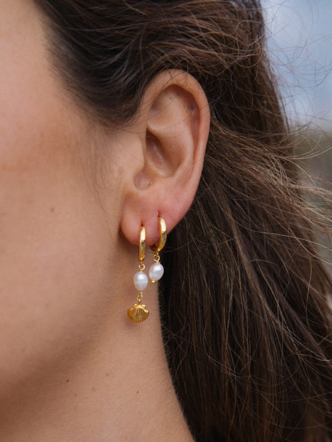 MTL - CORA HOOPS IN 18K GOLD - Image 5