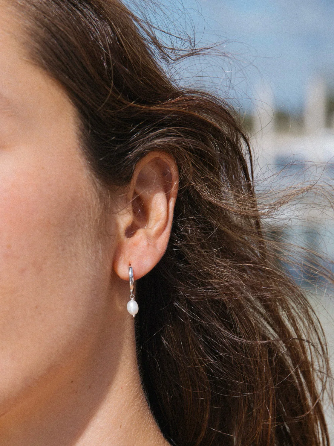 MTL - CORA HOOPS IN STERLING SILVER - Image 3