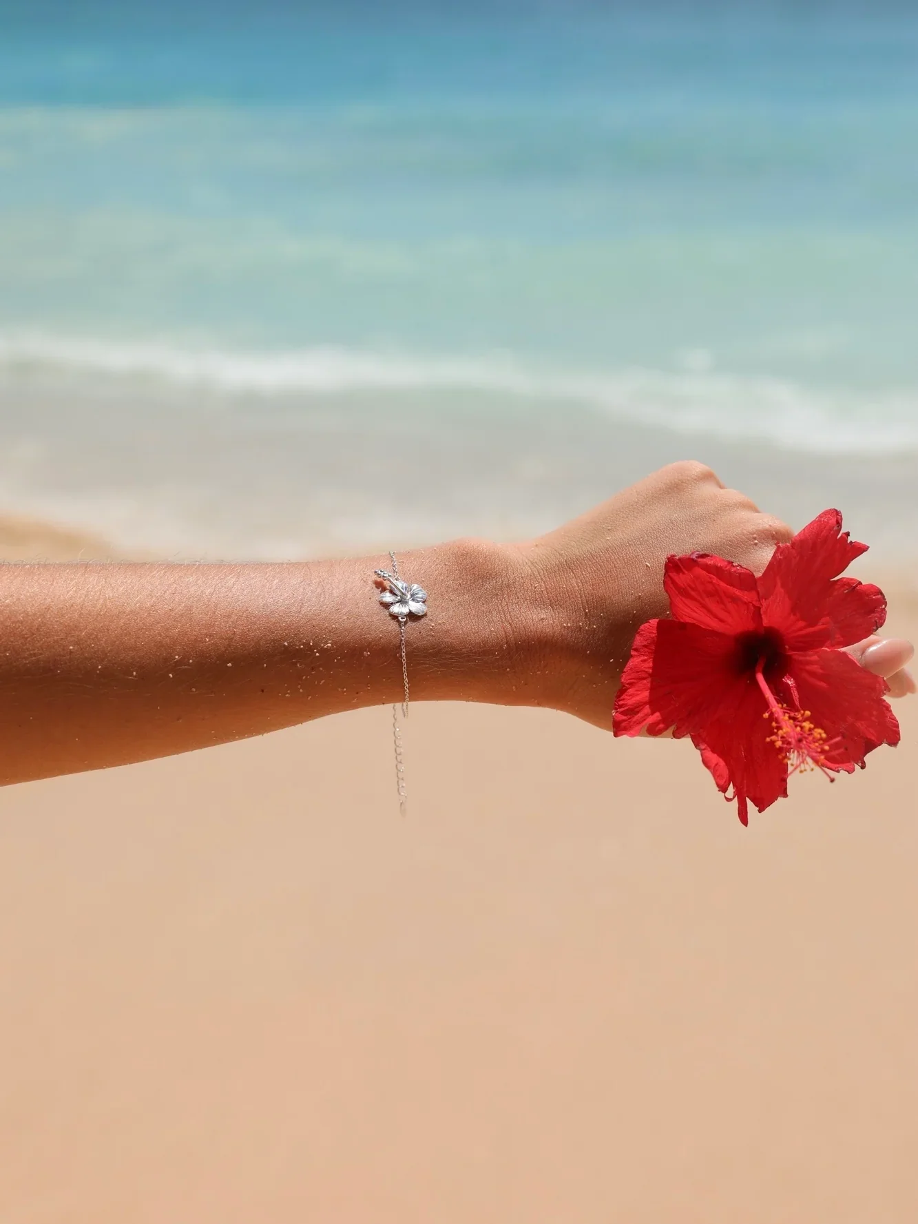 MTL - HIBISCUS BRACELET STERLING SILVER - Image 4