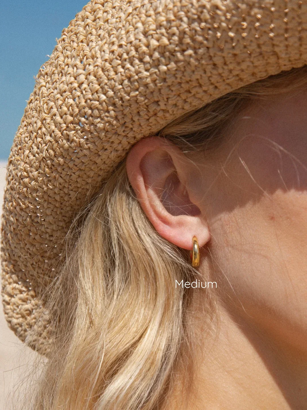 MTL - ISLAND GLOW | HOOPS IN 18K GOLD | LARGE - Image 8