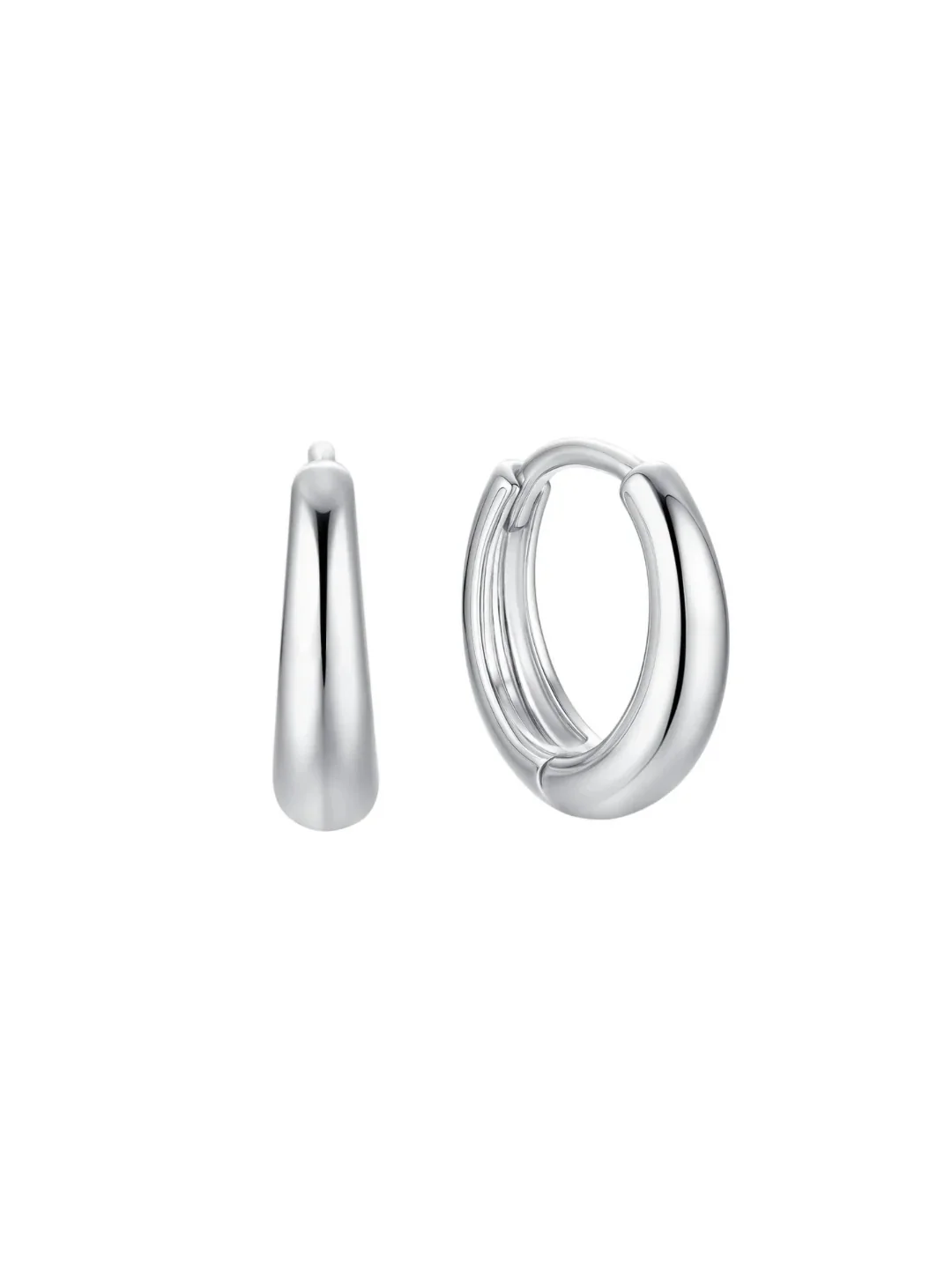 MTL - ISLAND GLOW | HOOPS IN STERLING SILVER | LARGE - Image 3