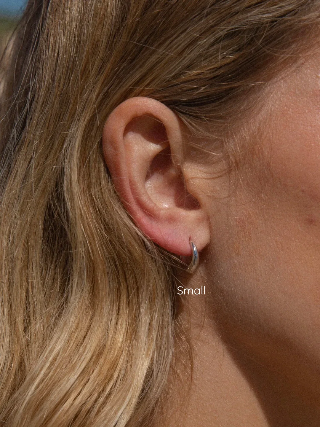 MTL - ISLAND GLOW | HOOPS IN STERLING SILVER | LARGE - Image 6