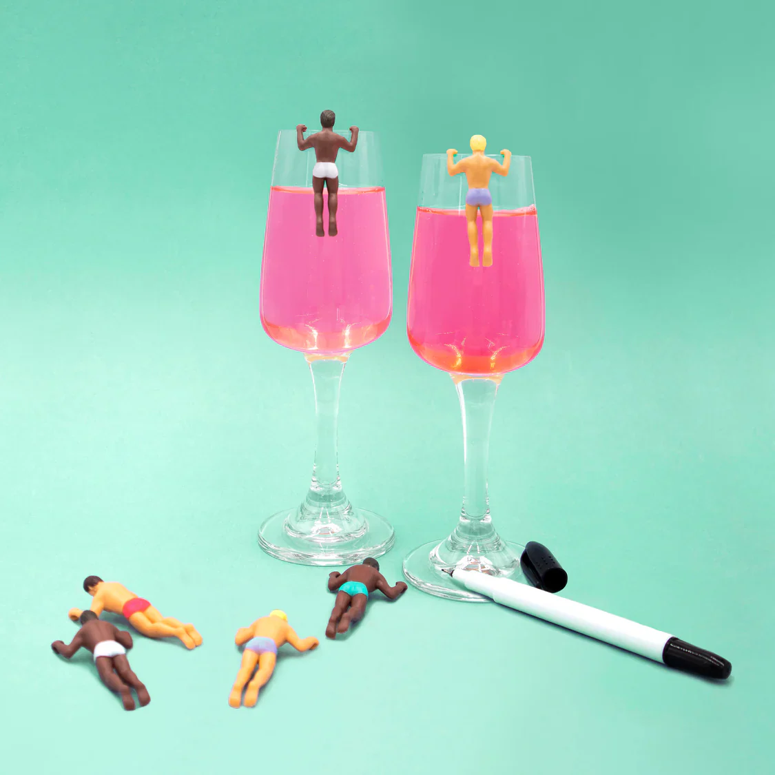 NPW - PARTY PACK DRINK MARKERS | SET OF 12 - Image 3
