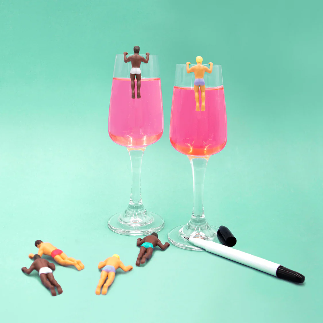 NPW - PARTY PACK DRINK MARKERS | SET OF 12 - Image 5