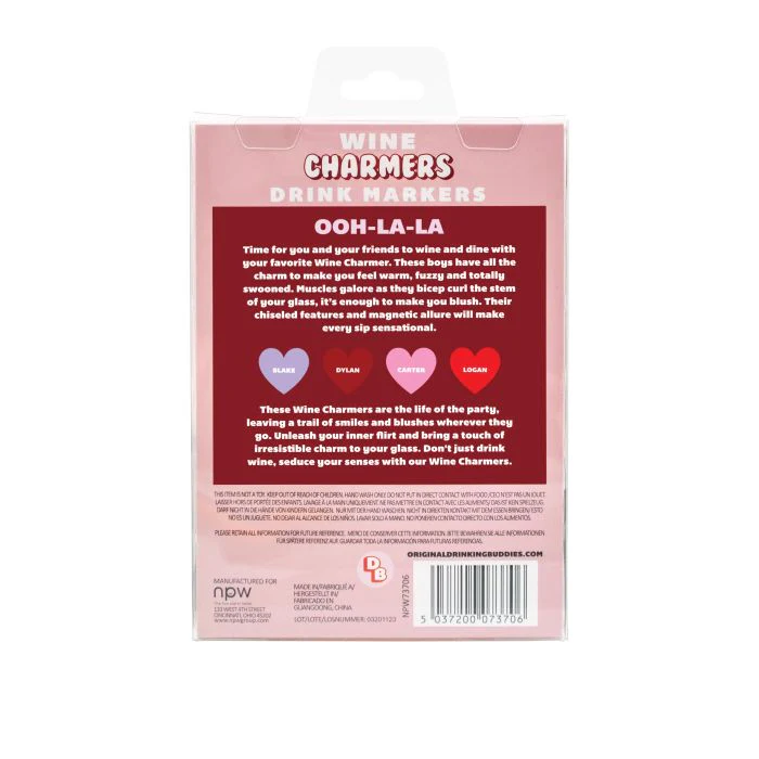 NPW - WINE CHARMERS DRINK MARKERS (SET OF 4) - Image 2