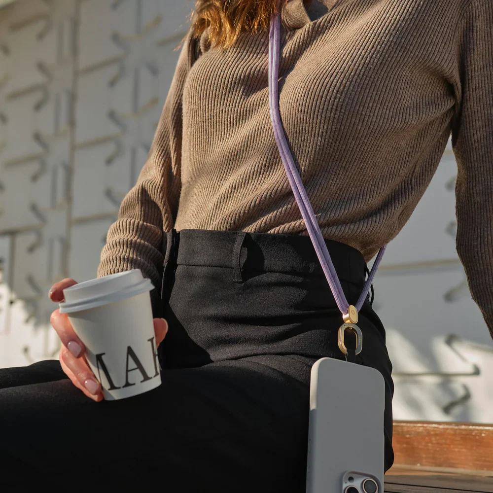 ORBITKEY - CROSSBODY PHONE STRAP | LILAC - Image 3