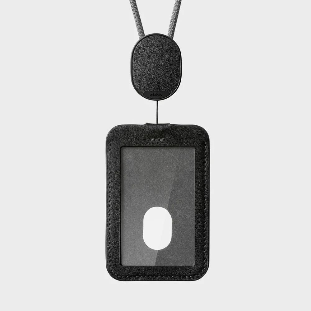 ORBITKEY - ID CARD HOLDER + LANYARD | BLACK - Image 5