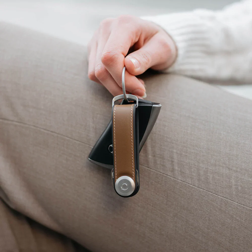 ORBITKEY - KEY ORGANISER | HYBRID LEATHER | ACORN - Image 2