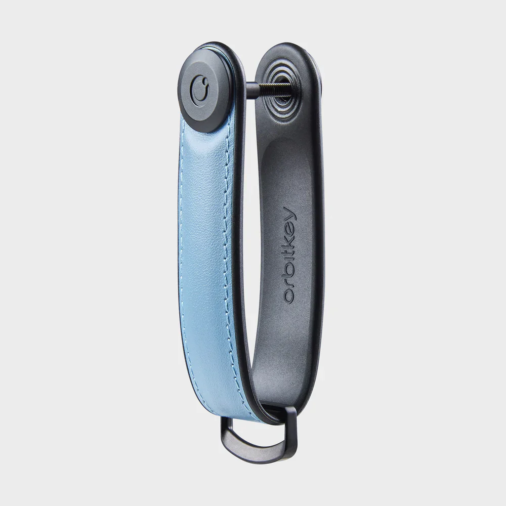 ORBITKEY - KEY ORGANISER | HYBRID LEATHER | LAKE BLUE - Image 5