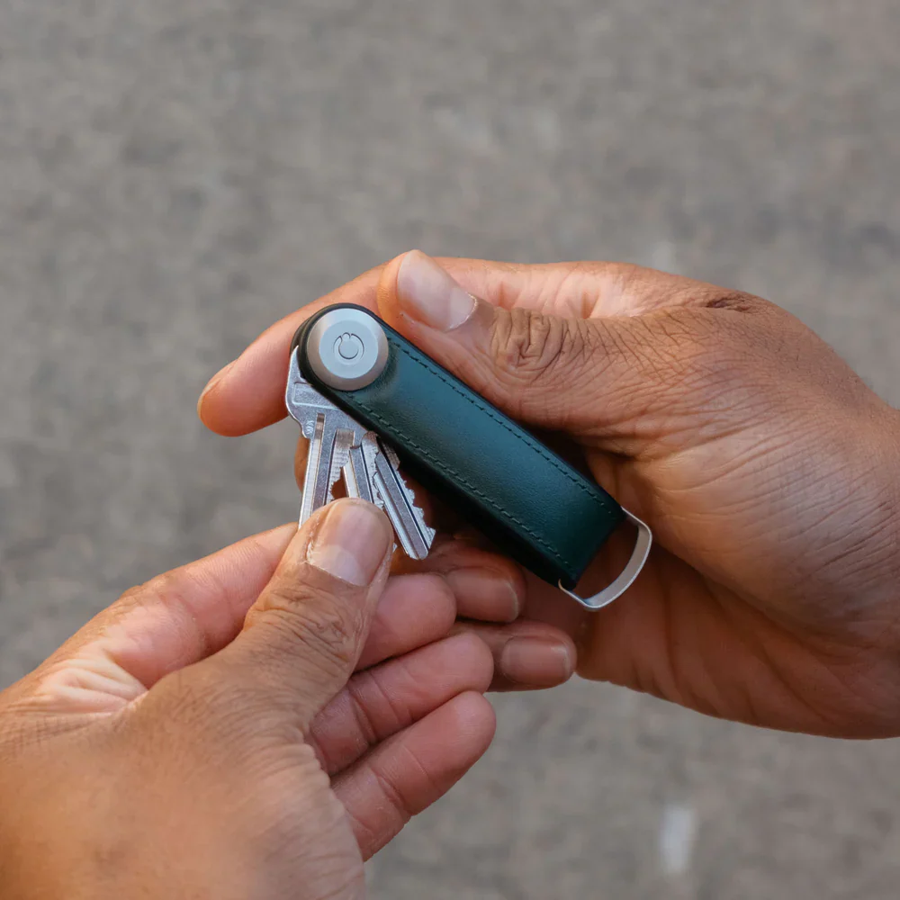 ORBITKEY - KEY ORGANISER | HYBRID LEATHER | PINE GREEN - Image 2