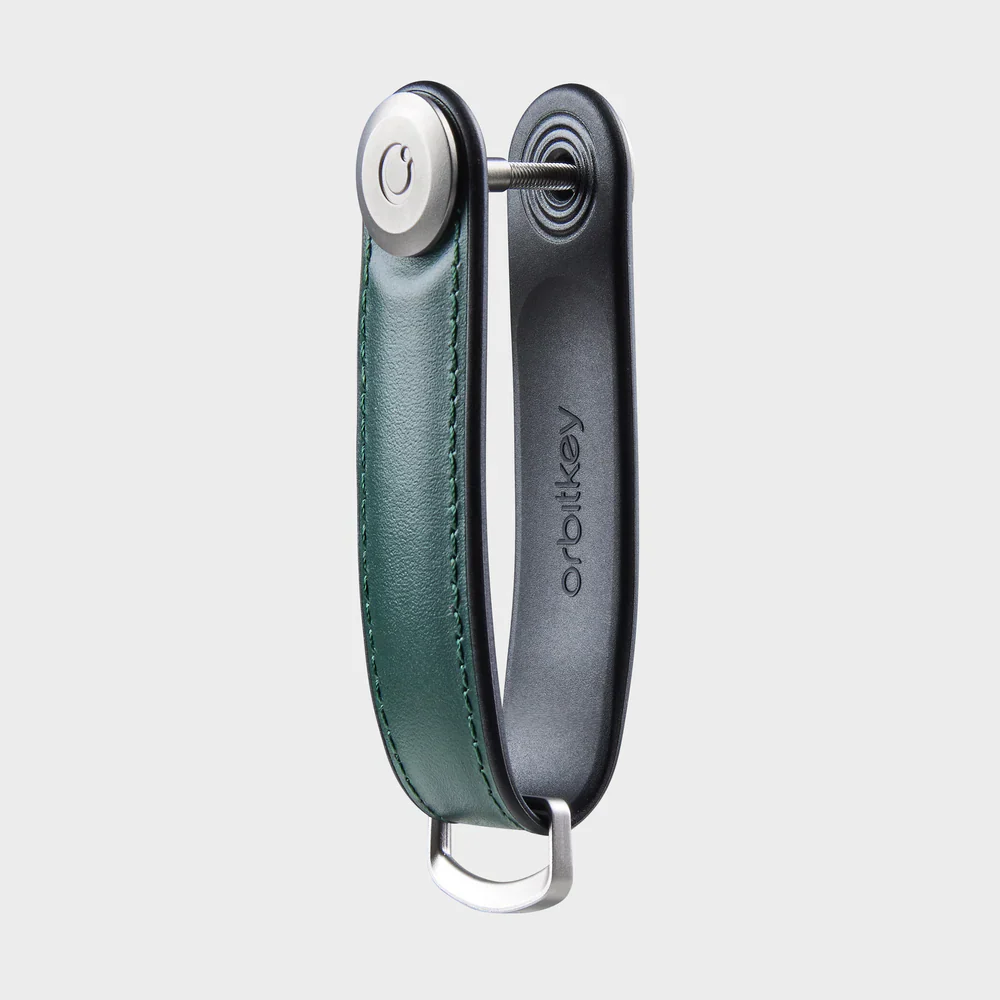 ORBITKEY - KEY ORGANISER | HYBRID LEATHER | PINE GREEN - Image 4