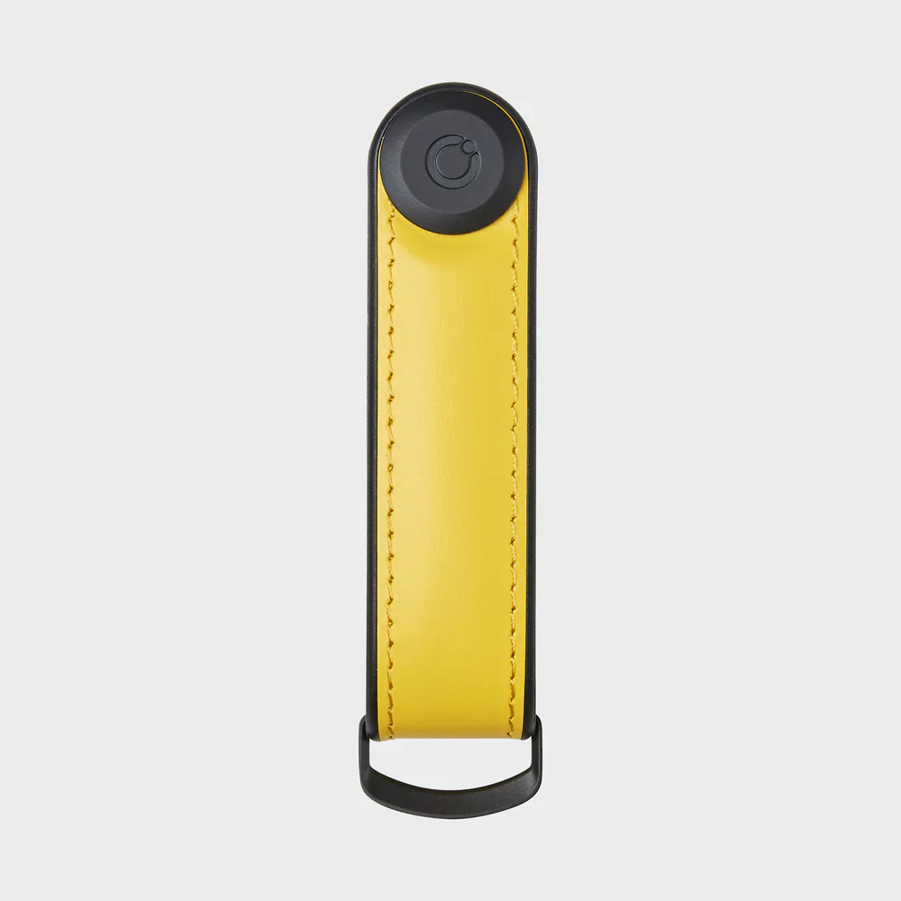 ORBITKEY - KEY ORGANISER | HYBRID LEATHER | SOLAR YELLOW - Image 4