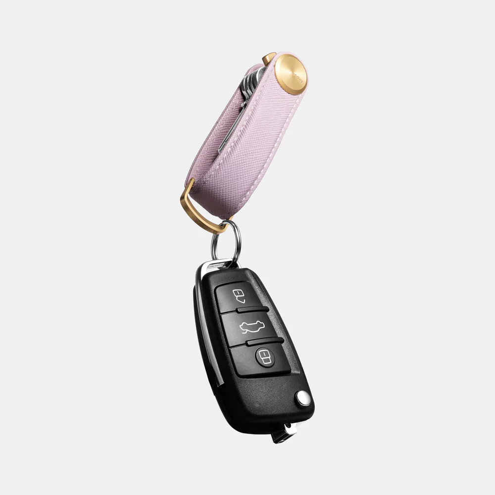 ORBITKEY - KEY ORGANISER PRO | SAFFIANO LEATHER | LILAC - Image 3