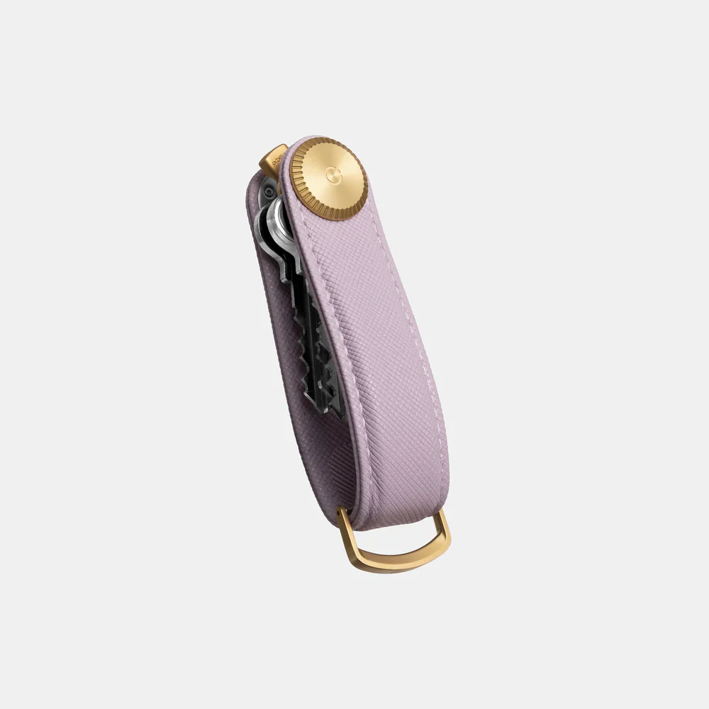 ORBITKEY - KEY ORGANISER PRO | SAFFIANO LEATHER | LILAC - Image 6