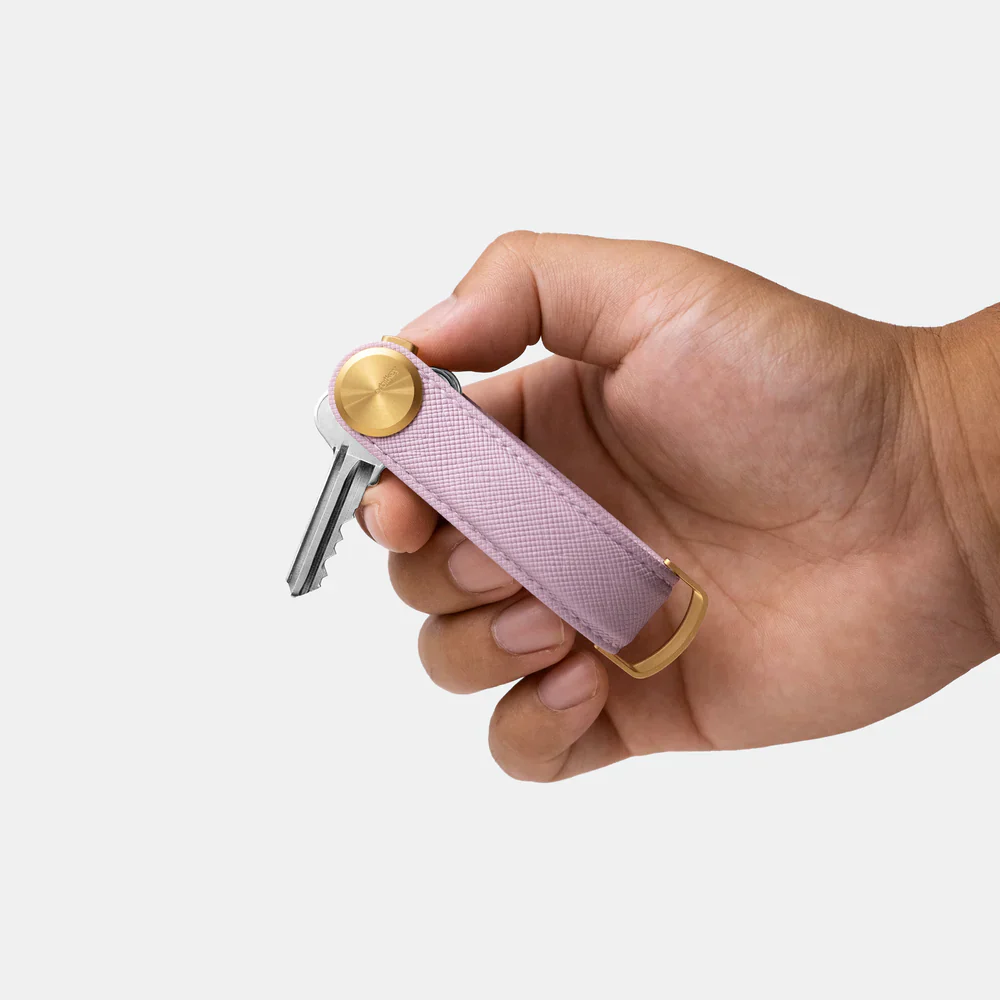 ORBITKEY - KEY ORGANISER PRO | SAFFIANO LEATHER | LILAC - Image 7