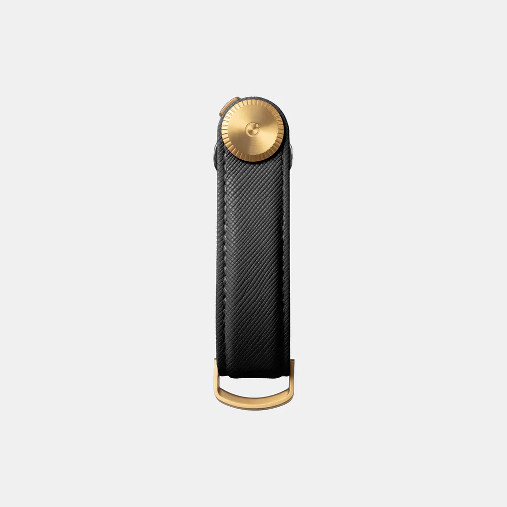 ORBITKEY - KEY ORGANISER PRO | SAFFIANO LEATHER | LIQUORICE BLACK - Image 4