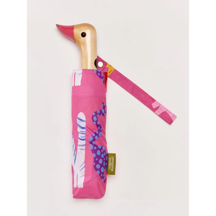 ORIGINAL DUCKHEAD - COMPACT UMBRELLA | FUCHSIA ARTY CATS - Image 6