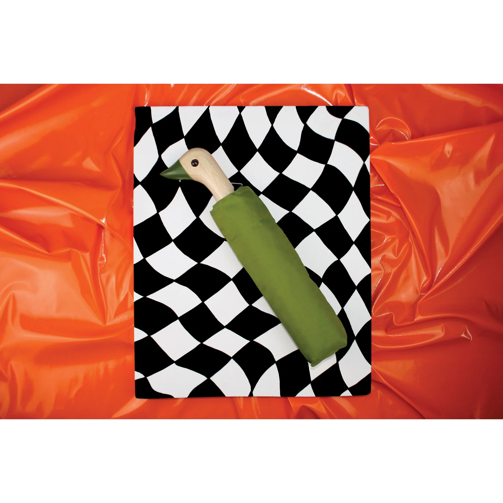 ORIGINAL DUCKHEAD - COMPACT UMBRELLA | OLIVE - Image 4