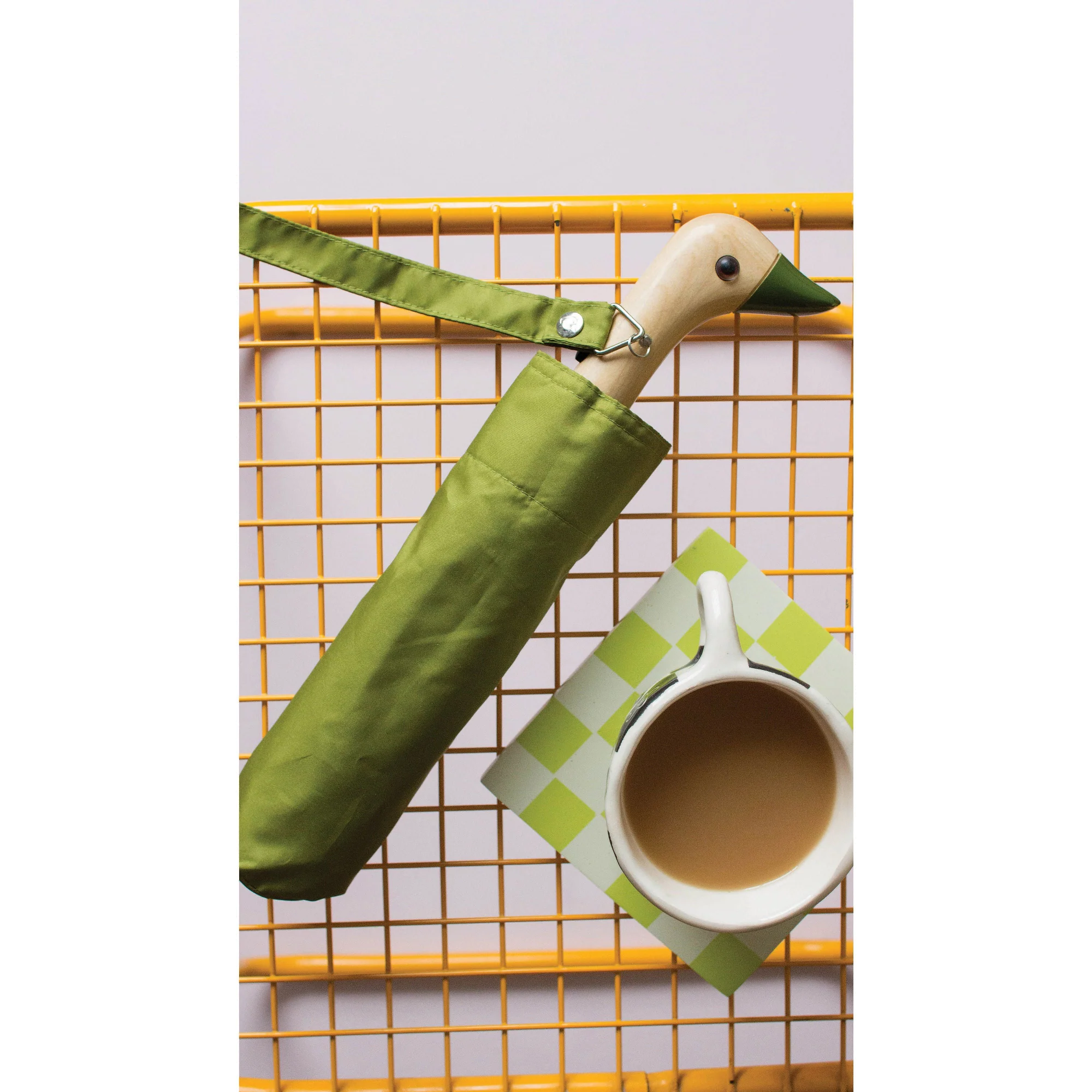 ORIGINAL DUCKHEAD - COMPACT UMBRELLA | OLIVE - Image 7