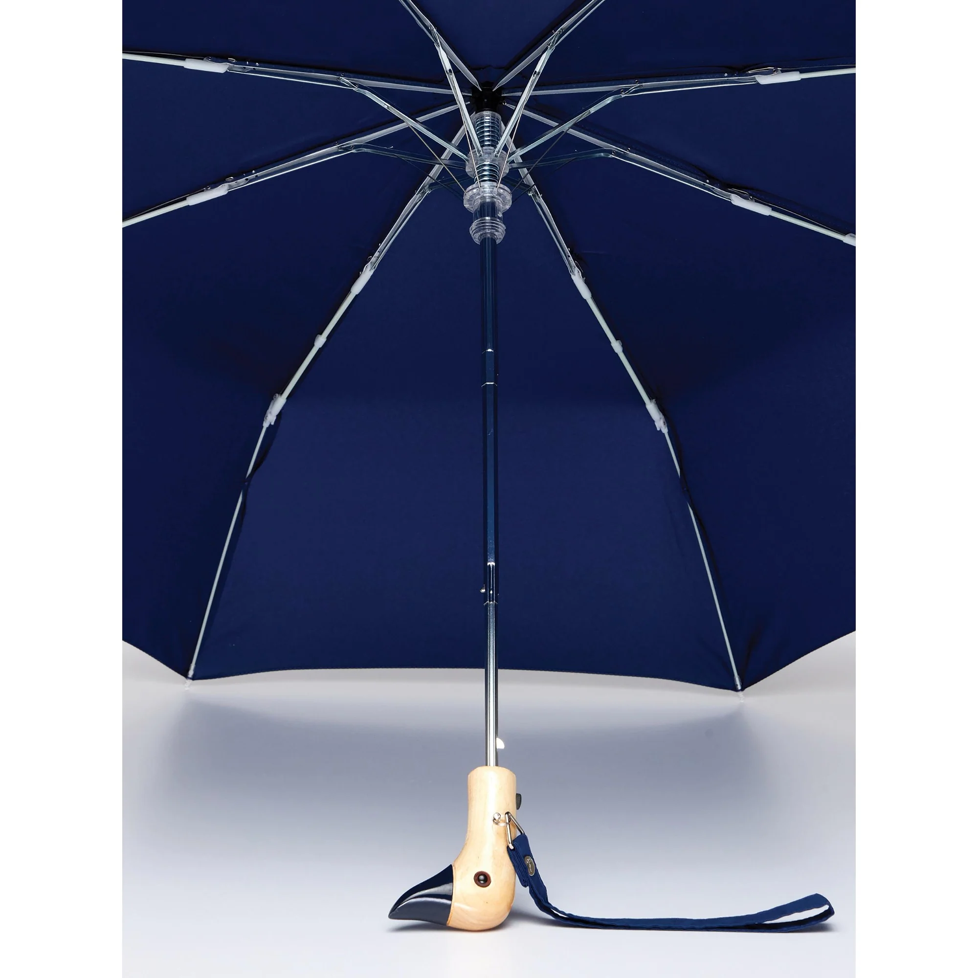 ORIGINAL DUCKHEAD - NAVY COMPACT ECO-FRIENDLY WIND RESISTANT UMBRELLA - Image 4