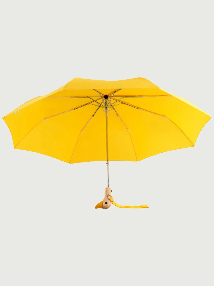 ORIGINAL DUCKHEAD - YELLOW COMPACT ECO-FRIENDLY WIND RESISTANT UMBRELLA - Image 4