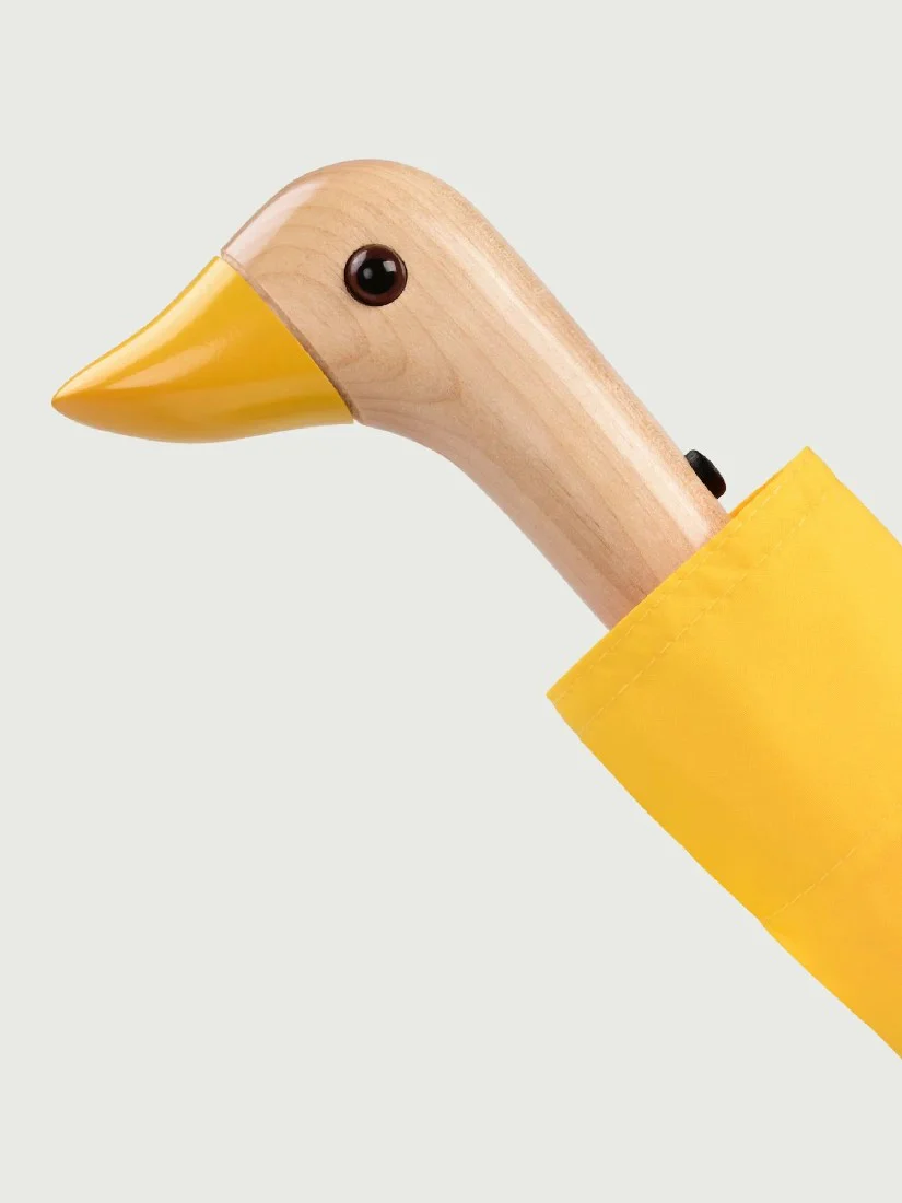 ORIGINAL DUCKHEAD - YELLOW COMPACT ECO-FRIENDLY WIND RESISTANT UMBRELLA - Image 7
