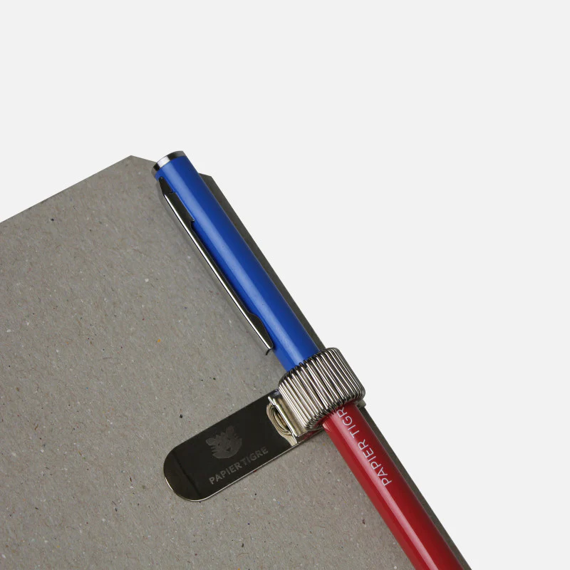 PAPIER TIGRE - PEN HOLDER/CLIP | SILVER - Image 4