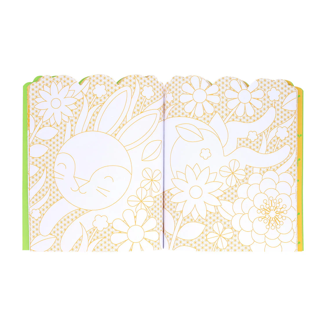 PETIT COLLAGE - COLOURING BOOK WITH STICKER | BUNNIES - Image 3